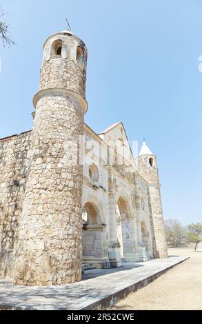 L'ancien couvent de Cuilapam de Guerrero à Oaxaca, au Mexique, construit au 16th siècle par des moines dominicains Banque D'Images