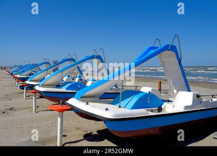 Italia, Emilia Romagna, Mer Adriatique, Cervia, Pinerella, Pinarella Di Cervia Banque D'Images