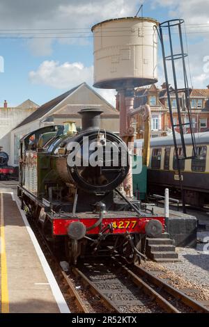 PAIGNTON DEVON/UK - 28 juillet 4277 : Locomotive à vapeur BR 141 4200 GWR-0T Moteur Réservoir à Paignton Devon Le 28 juillet 2012 Banque D'Images