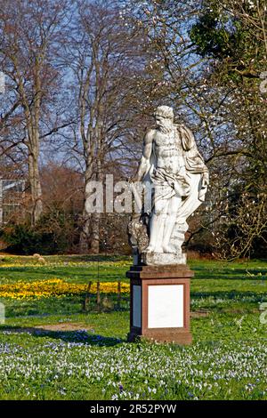 Sculpture, Palmengarten, Francfort-sur-le-main, Hesse, Allemagne Banque D'Images