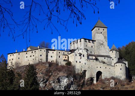 Château de Taufers, Campo Tures, Valli Tures, sable à Taufers, Tauferer Ahrntal, Haut-Adige, Trentin, Tyrol du Sud, Italie Banque D'Images