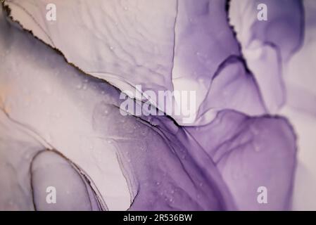 Encre, peinture, abstrait. Gros plan de la peinture. Arrière-plan de peinture abstrait coloré. Banque D'Images