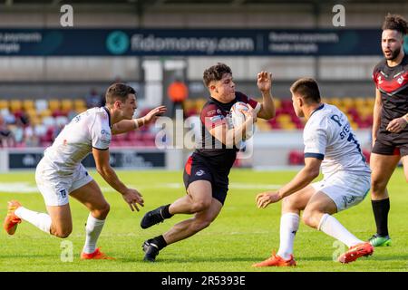 Londres Broncos / Toulouse Olympique Banque D'Images