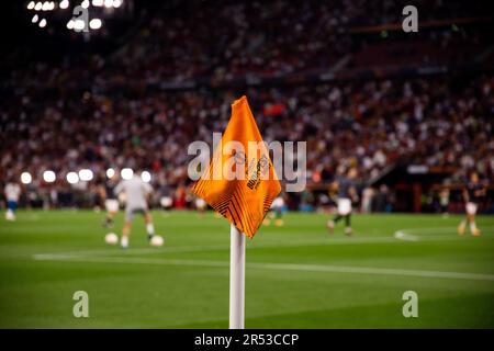 Budapest, Hongrie. 31st mai 2023. Hongrie, Budapest. 31st, mai 2023. Le stade de Puskas est prêt pour la finale de l'UEFA Europa League entre Séville et Roma en Hongrie. (Crédit photo : Gonzales photo/Alamy Live News Banque D'Images