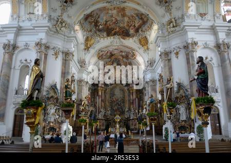 Ottobeuren, Bayern, Allemagne, Europe Banque D'Images