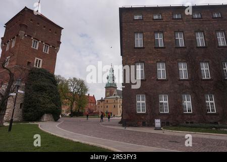 Tour Wawel Thief et expositions royales au château royal de Wawel Cracovie, Pologne Banque D'Images