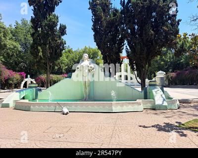 Mexico, Mexique - Apr 24 2023: Le quartier de Condesa est en douceur, beaucoup d'étrangers ayant un pouvoir d'achat élevé sont venus à rester Banque D'Images