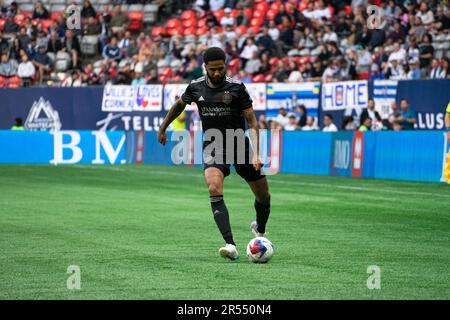 Vancouver, Canada. 31st mai 2023. Vancouver, Colombie-Britannique, Canada, 31 mai 2023: Micael dos Santos (31 Houston Dynamo FC) en action pendant le match de football de la Ligue majeure entre Vancouver Whitecaps FC et Houston Dynamo FC au stade BC place à Vancouver, Colombie-Britannique, Canada (USAGE ÉDITORIAL SEULEMENT). (Amy elle/SPP) crédit: SPP Sport presse photo. /Alamy Live News Banque D'Images