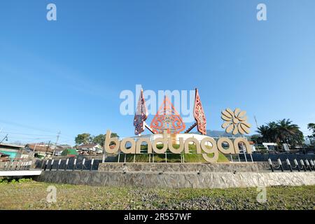 Bandungan Semarang, Indonésie - 01 juin 2023 : monument situé sur la place Bandungan, sur les pentes du mont Ungaran Banque D'Images