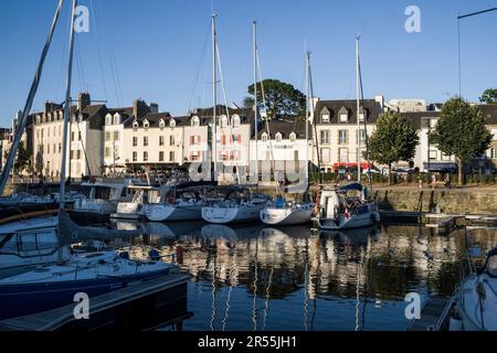 Vannes (Bretagne, nord-ouest de la France) : le port de plaisance Banque D'Images