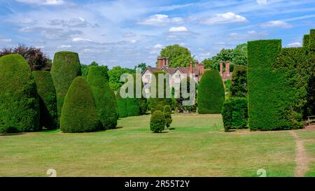 Solihull, Royaume-Uni - 1 août 2022: Les jardins de la maison de Packwood près de Solihull, Warwickshire Banque D'Images