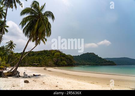 AM Strand Klong Hin Beach, Insel Ko Kut oder Koh Kood im Golf von Thailand, Asien | Klong Hin Beach, Ko Kut ou Koh Kood, île dans le golfe de Tha Banque D'Images