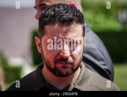 Bulboaca, Moldavie. 01st juin 2023. Volodymyr Selenskyj, Président de l'Ukraine, a demandé davantage d'armes. Credit: Kay Nietfeld/dpa/Alay Live News Banque D'Images