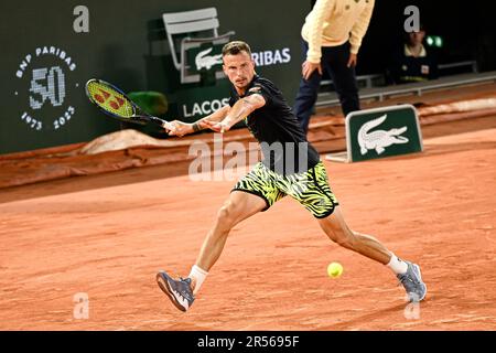 Paris, France. 31st mai 2023. Marton Fucsovics lors de l'Open de France, tournoi de tennis Grand Chelem sur 31 mai 2023 au stade Roland Garros à Paris, France. Photo Victor Joly/DPPI crédit: DPPI Media/Alay Live News Banque D'Images