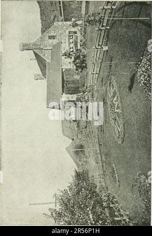 'Sur la gamme du Golden Gate : un guide touristique complet du Colorado, du Nouveau-Mexique, de l'Utah, du Nevada, de la Californie, Oregon, Puget Sound et le grand Nord-Ouest (1895) Banque D'Images