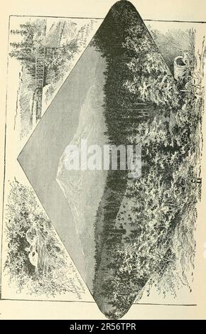 'Sur la gamme du Golden Gate : un guide touristique complet du Colorado, du Nouveau-Mexique, de l'Utah, du Nevada, de la Californie, Oregon, Puget Sound et le grand Nord-Ouest (1895) Banque D'Images