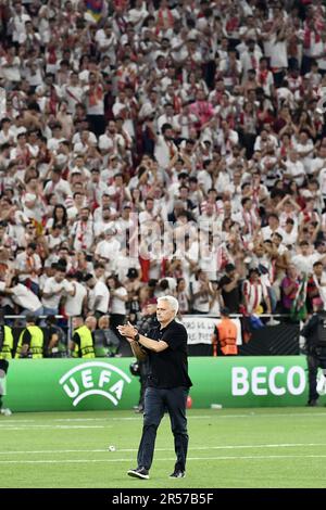 Budapest, Hongrie. 31st mai 2023. Budapest, 31 mai 2023 stade de l'arène de Puskas Europa League final 22/23 Séville - Rome photo: José Mourinho Budapest, 31 mai 2023 stade de l'arène de Puskas Europa League final 22/23 Séville - Rome photo: José Mourinho crédit: Agence de photo indépendante/Alamy Live News Banque D'Images