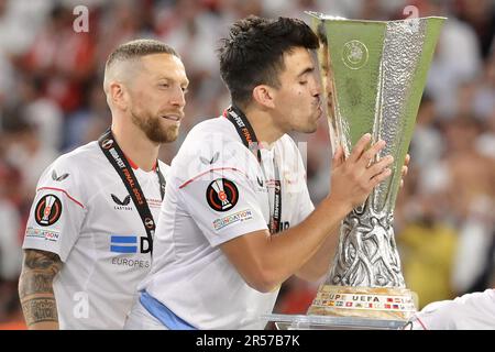 Budapest, Hongrie. 31st mai 2023. Budapest, 31 mai 2023 Stade de l'arène de Puskas finale de la ligue Europa 22/23 Séville - Rome en photo: Budapest, 31 mai 2023 Stade de l'arène de Puskas finale de la ligue Europa 22/23 Séville - Rome en photo: Crédit: Agence de photo indépendante/Alamy Live News Banque D'Images
