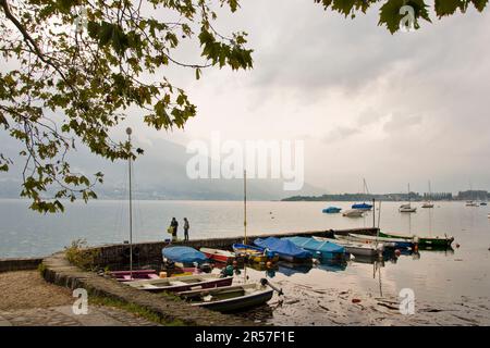 Suisse. Canton Tessin. Locarno. Lac majeur Banque D'Images