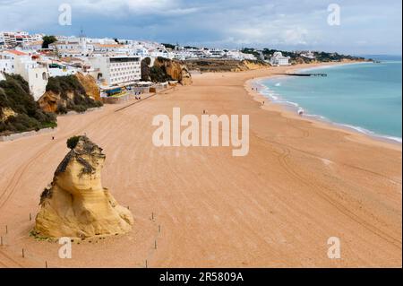 Plage, Praia dos Pescadores, Albufeira, Algarve, Portugal Banque D'Images