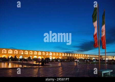 Asie. Iran. Ispahan. Place Imam Banque D'Images