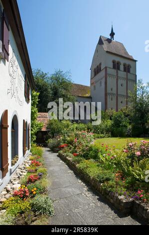 Maria et Markus Minster, Mittelzell, île Reichenau, lac de Constance, Bade-Wurtemberg, Allemagne Banque D'Images