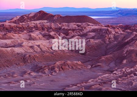 Formations de sel à Valle de la Luna (espagnol pour Moon Valley), Chili Banque D'Images