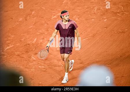 Paris, France. 01st juin 2023. Taylor Fritz des Etats-Unis lors de l'Open de France, grand tournoi de tennis de Slam sur 1 juin 2023 au stade Roland Garros à Paris, France. Photo de Victor Joly/ABACAPRESS.COM crédit: Abaca Press/Alay Live News Banque D'Images