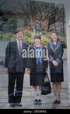 PHOTOS DU COUPLE IMPÉRIAL AU MAGASIN PHARE DE TAKASHIMAYA Banque D'Images