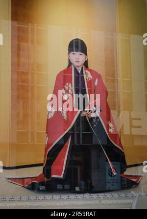 PHOTOS DU COUPLE IMPÉRIAL AU MAGASIN PHARE DE TAKASHIMAYA Banque D'Images