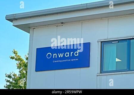 Onward Housing Group - création d'espaces positifs, centre d'appels CRM à Enterprise Way, Accrington, Lancs, Angleterre, Royaume-Uni, BB5 0FL Banque D'Images