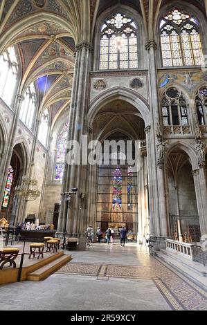 Vienne, Autriche. Église votive de Vienne. Banque D'Images