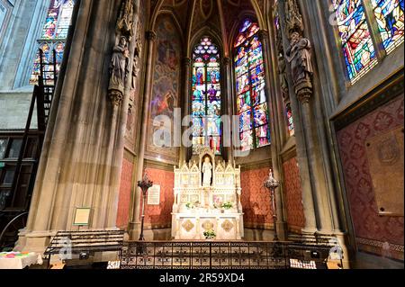 Vienne, Autriche. Église votive de Vienne. La chapelle de l'évêque Banque D'Images