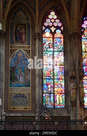 Vienne, Autriche. Église votive de Vienne. Banque D'Images