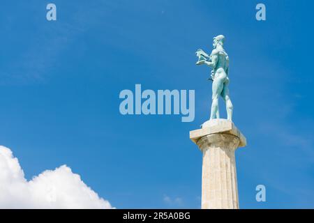 Monument de Pobednik (1927) dans la haute ville de la forteresse de Belgrade Banque D'Images