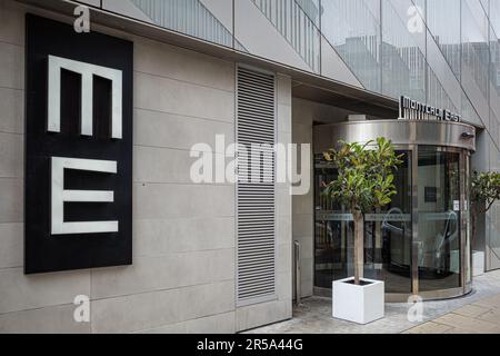 Montcalm East Hotel Shoreditch Londres. Montcalm East Autograph Collection Hotel au 151-157 City Rd, Londres. Ouvert 2021. Architectes Squire et partenaires. Banque D'Images