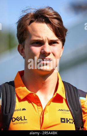 Barcelone, Espagne. 02nd juin 2023. Oscar Piastri (AUS) McLaren. Championnat du monde de Formule 1, Rd 8, Grand Prix d'Espagne, vendredi 2nd juin 2023. Barcelone, Espagne. Crédit : James Moy/Alay Live News Banque D'Images