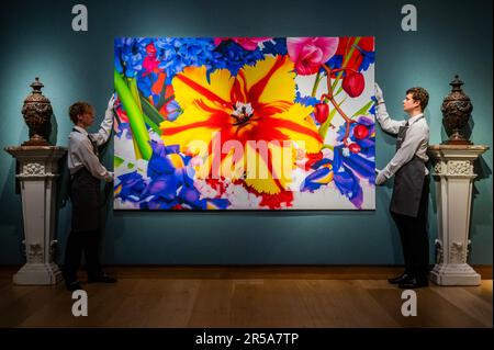 Londres, Royaume-Uni. 2nd juin 2023. MARC QUINN, Green House, estimation GBP 30 000 - GBP 50 000 - Aperçu de la collection Christie's Robin and Rupert Hambro qui sera dans une vente aux enchères en direct le 8 juin à Londres. Cette collection est de Ebury Street à Londres, Copse Farm au Hampshire et Saint-Rémy en Provence. Crédit : Guy Bell/Alay Live News Banque D'Images