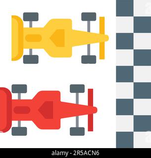 Image vectorielle d'icône de course. Illustration de Vecteur