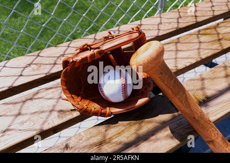 Porte-gant Et Casquette De Baseball En Bois – Rangement Mural Vintage