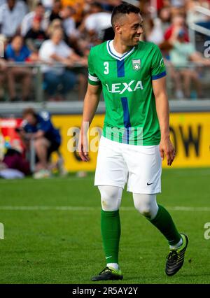 1 juin 2023, cary, NC, Etats-Unis: René GARCIA #3 du FC Dallas United lors du TST 2023 au Parc de football de WakeMed à Cary NC (image de crédit: © Paul Morea/ZUMA Press Wire) USAGE ÉDITORIAL SEULEMENT! Non destiné À un usage commercial ! Banque D'Images