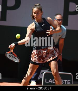 Paris, France. 02nd juin 2023. Roland Garros Paris Français ouvert 2023 jour 6 02/06/2023 Daria Kasatkina (---) remporte le deuxième tour de match Credit: Roger Parker/Alay Live News Banque D'Images