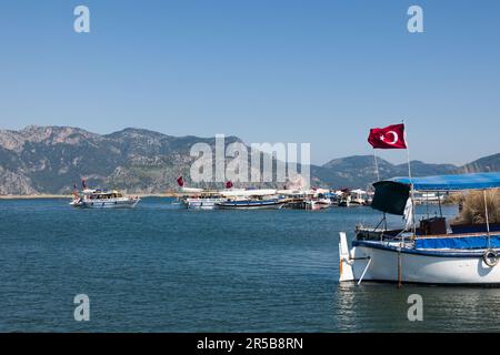 Plage de İztuzu, Dalyan, province de Muğla, Turquie, avril 2023 Banque D'Images