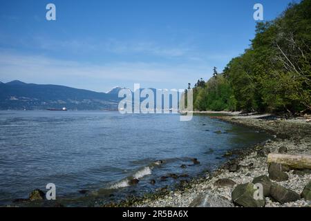 Tower Beach, Vancouver, Colombie-Britannique, Canada Banque D'Images
