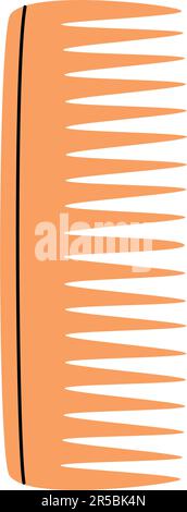 Icône du sabot pour cheveux. Silhouette du salon de coiffure et des outils de coiffeur. Illustration vectorielle. Illustration de Vecteur