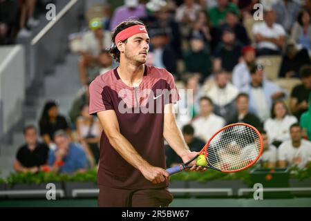 Paris, France. 01st juin 2023. Taylor Fritz des Etats-Unis lors de l'Open de France, grand tournoi de tennis de Slam sur 1 juin 2023 au stade Roland Garros à Paris, France. Photo Victor Joly/DPPI crédit: DPPI Media/Alay Live News Banque D'Images