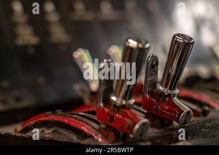 Vintage London Underground Switchgear TFL transport pour Londres Banque D'Images