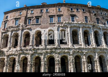 Le Théâtre de Marcello à Rome Banque D'Images