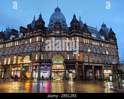 Royaume-Uni, West Yorkshire, Leeds, Kirkgate Market Building Banque D'Images