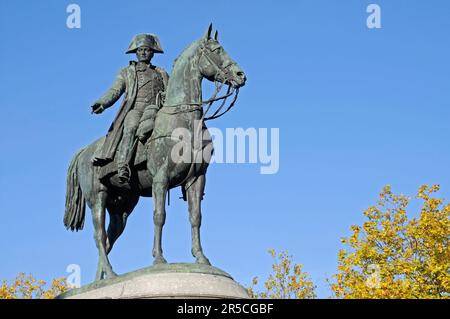 Statue équestre de Napoléon, place Napoléon, la Roche-sur-Yon, Vendée, Indre-et-Loire, Pays de la Loire, France Banque D'Images